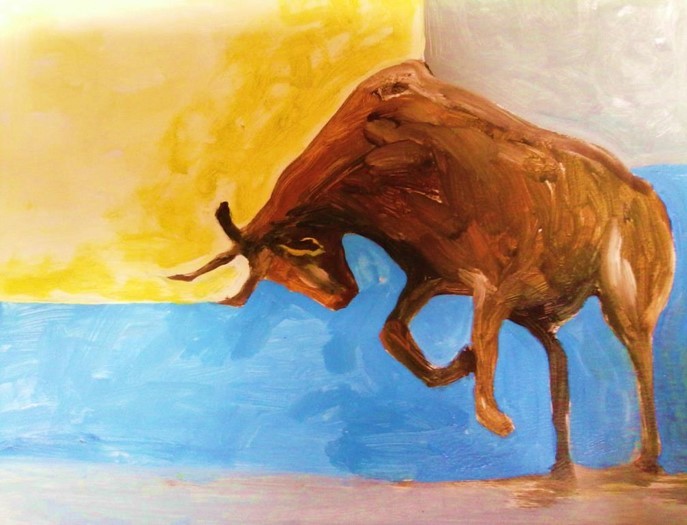 Bull by Sanjeewa Ilangarathne