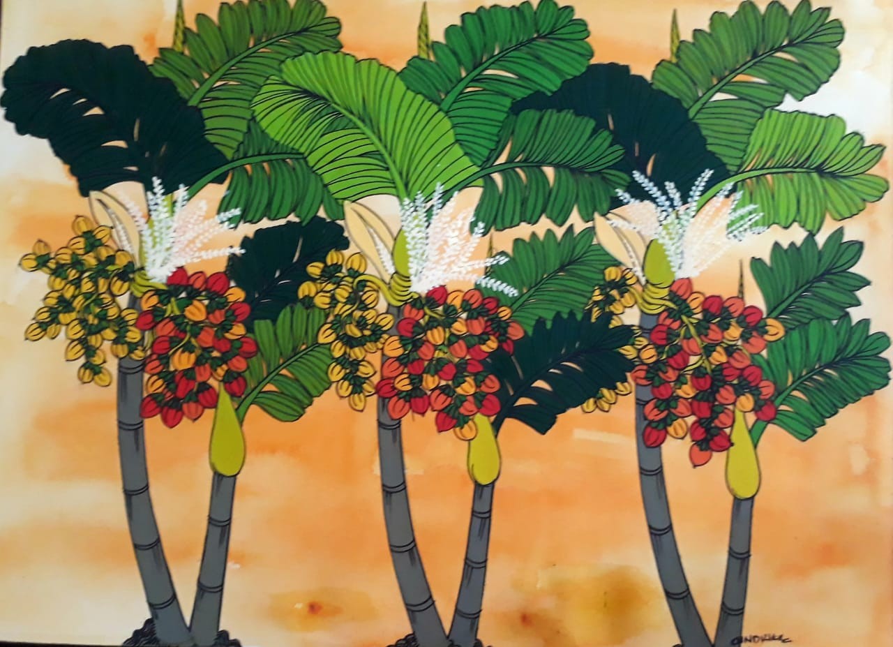 Palm Tress by Chandrika Shiromani