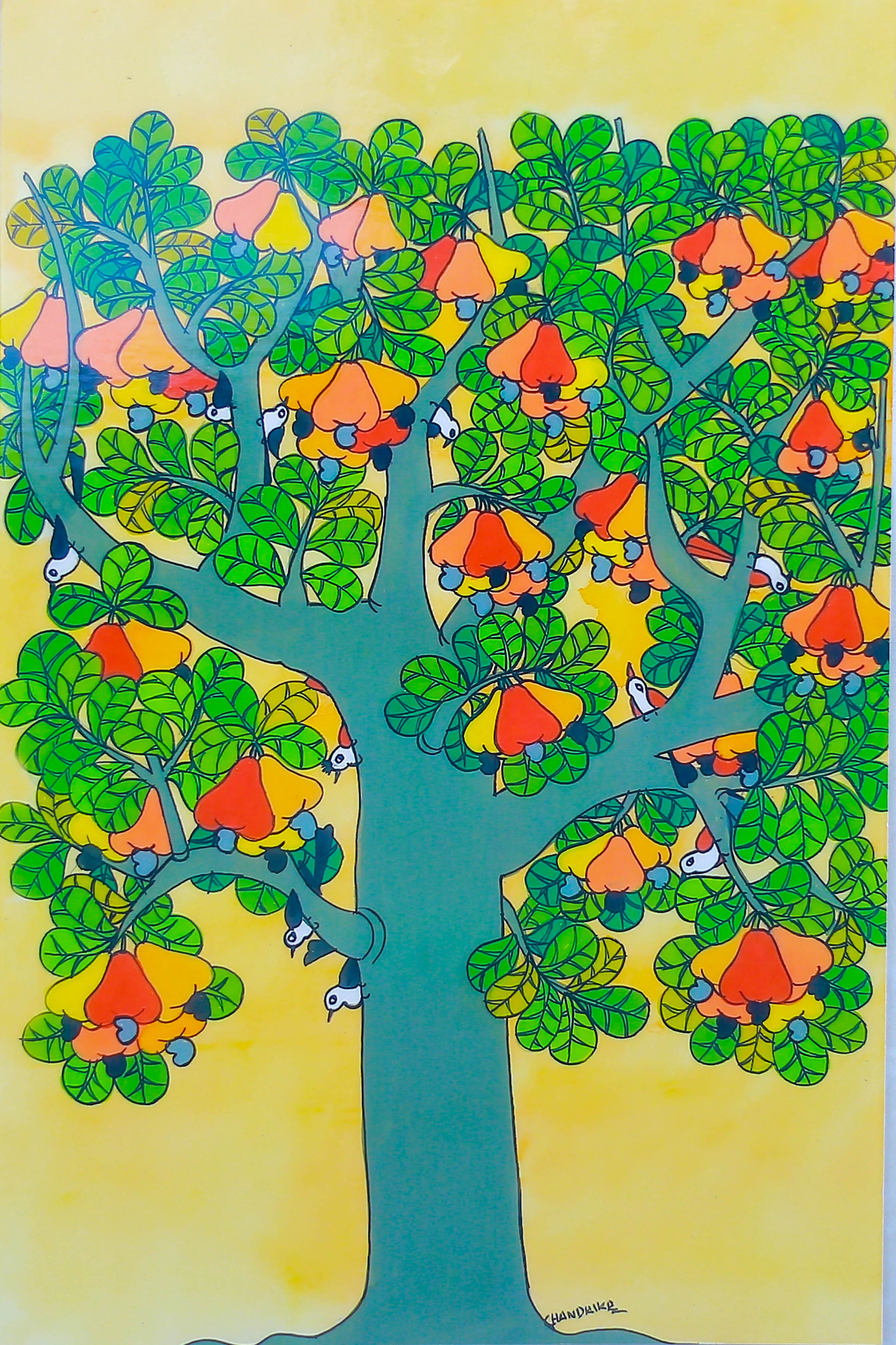 Cashew Tree by Chandrika Shiromani