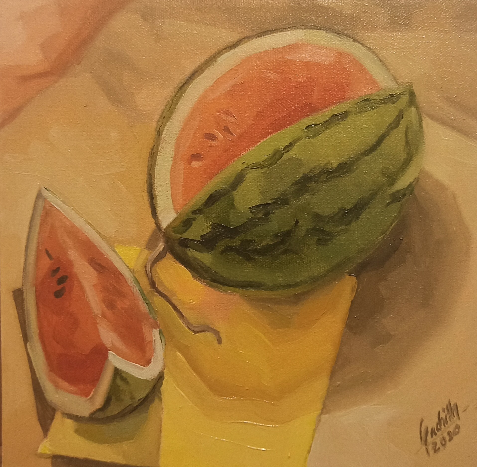 Merry water Melon by Sachith Graham De Silva