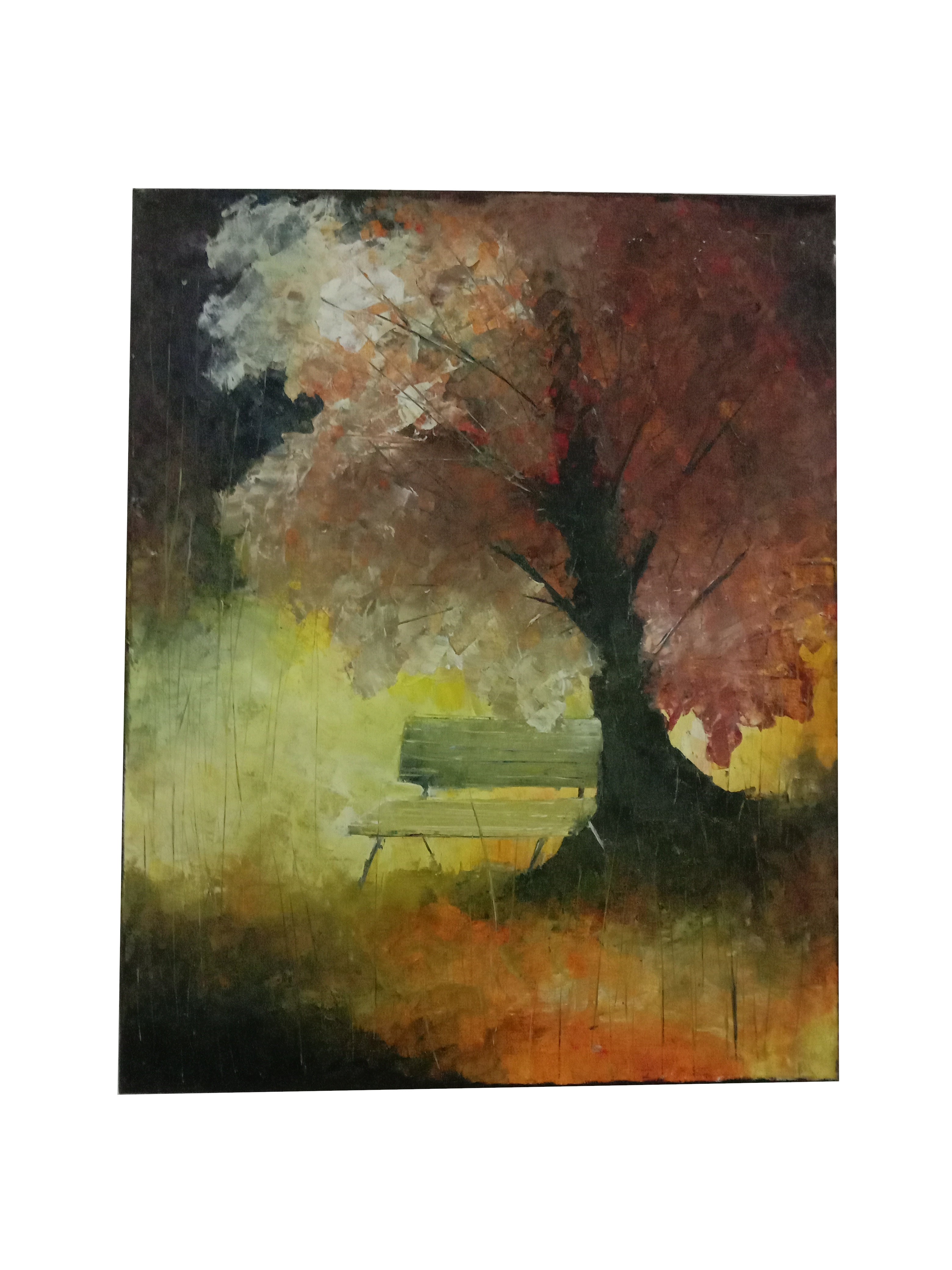 Bench under a Tree by Sadeera Mandara