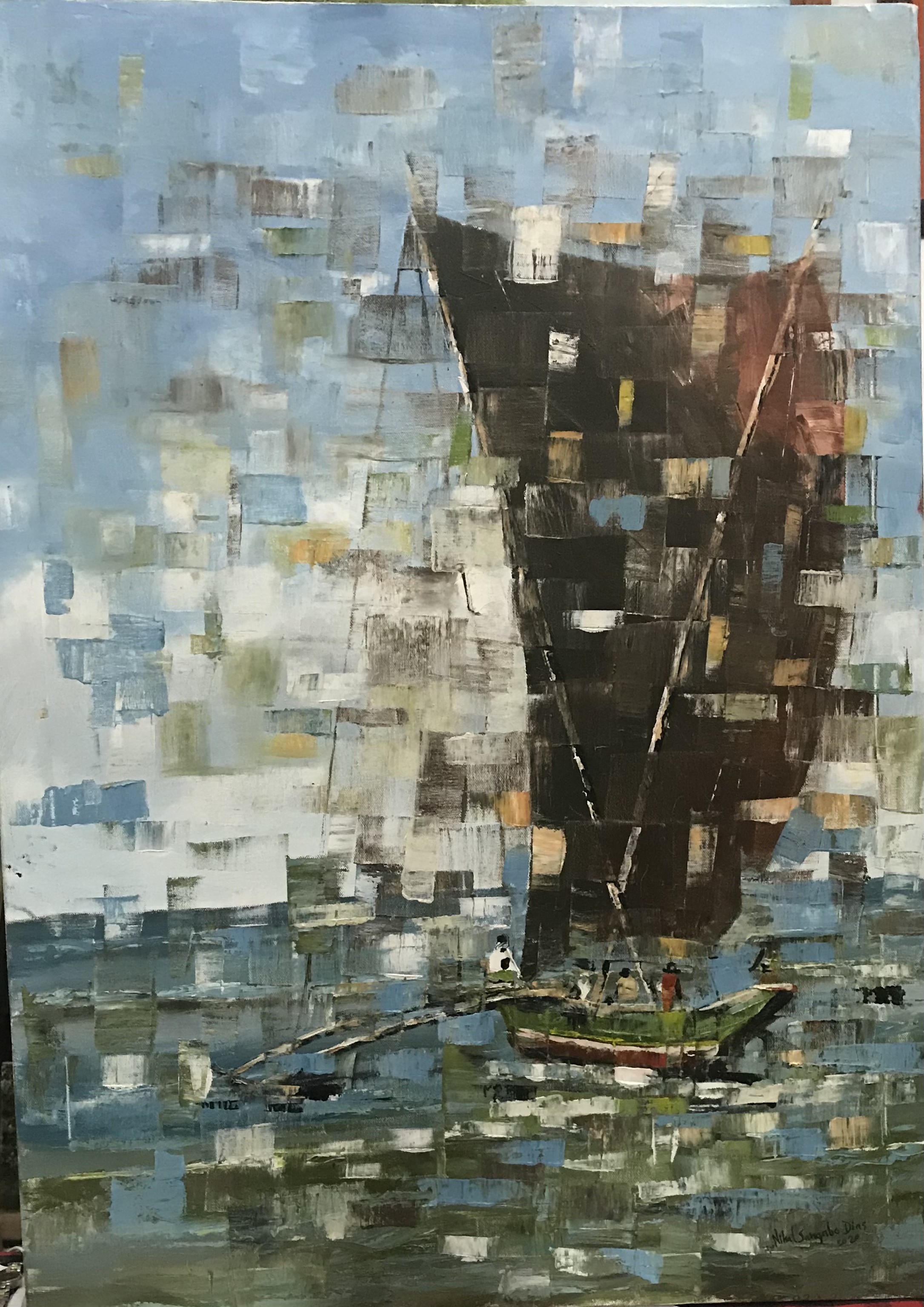 The Sailing Boat by Nihal Sangabo Dias