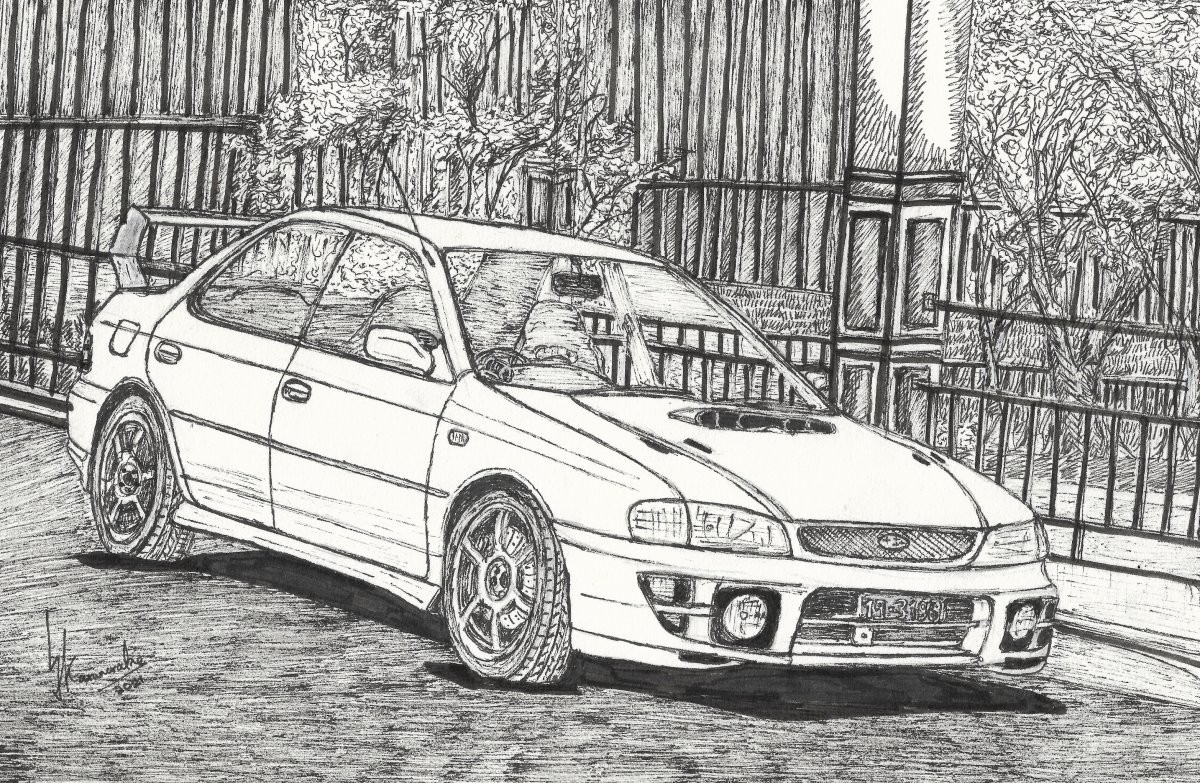 Subaru Impreza by Lahiru Karunaratne