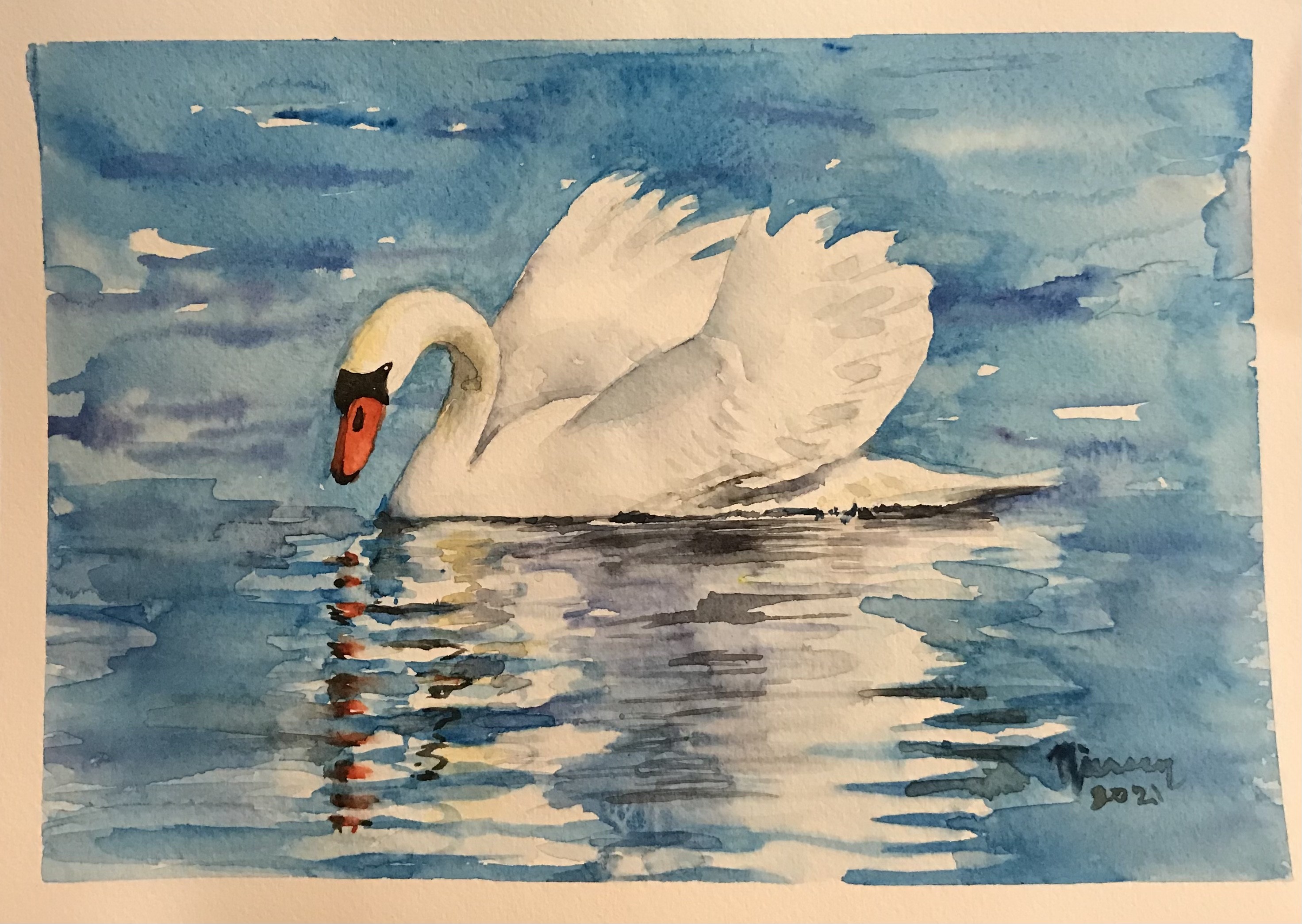 Swan by Nisreen Amiruddeen