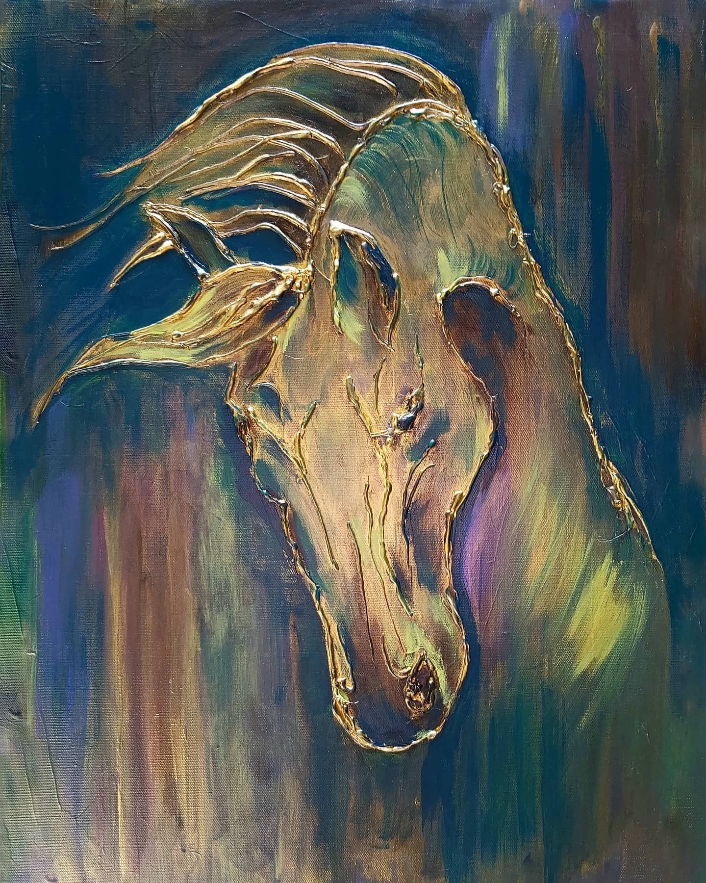 Golden Horse 2 by J A S S Perera