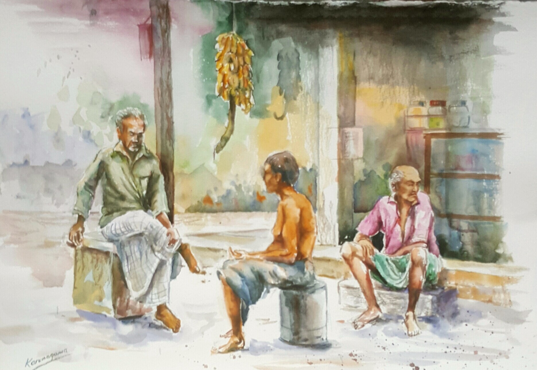 Morning chat by Sarath Karunagama