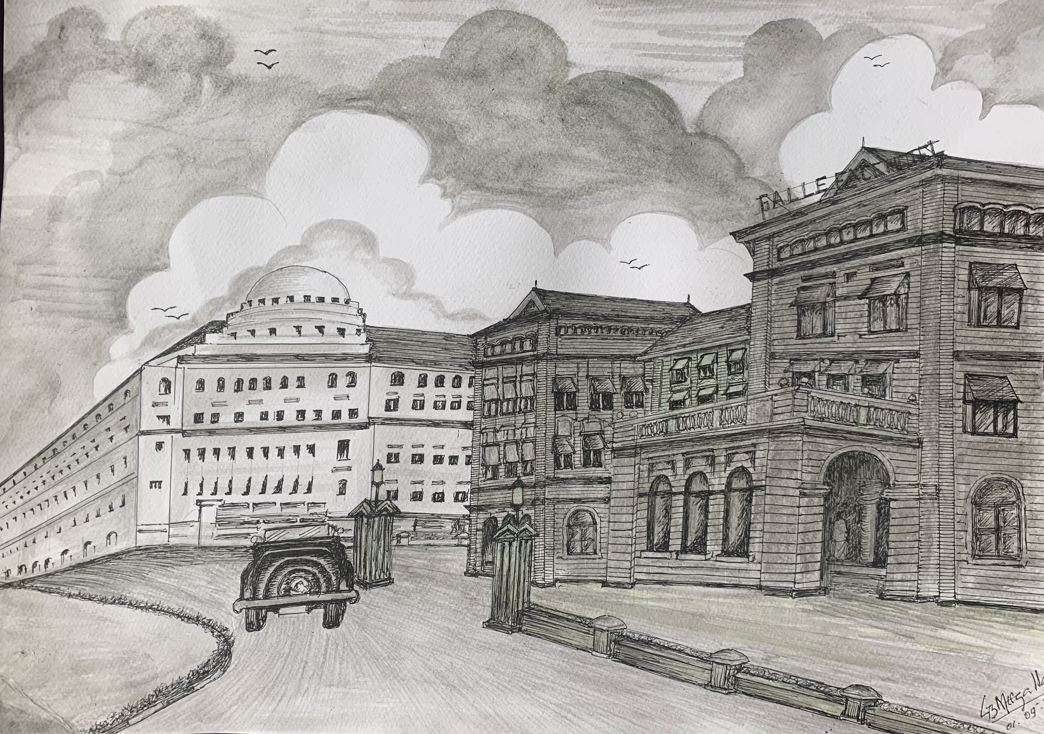 Old Ceylon Buildings by Gamini Meegalla