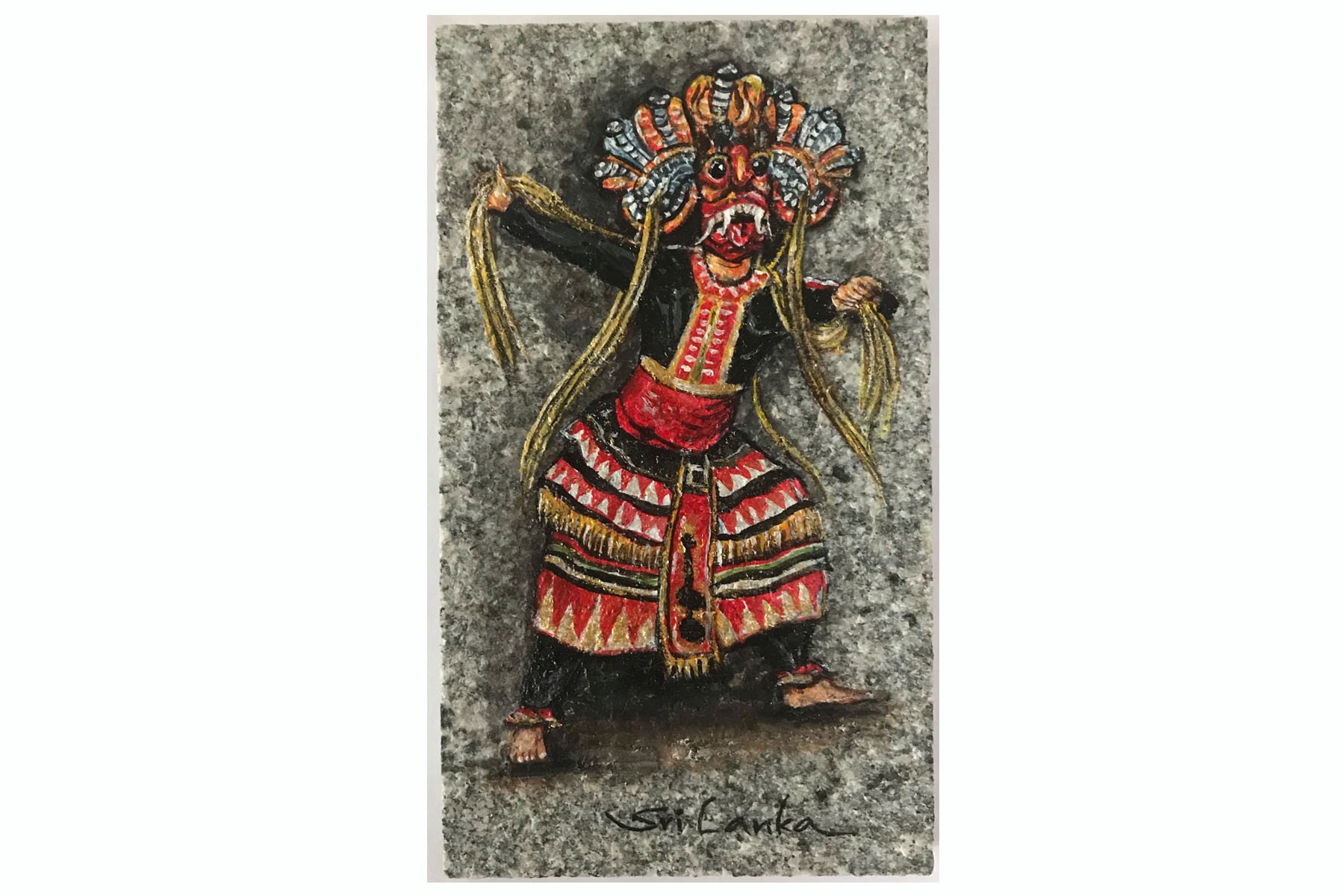 Masked Dancer (Devil) by H Mapalagama