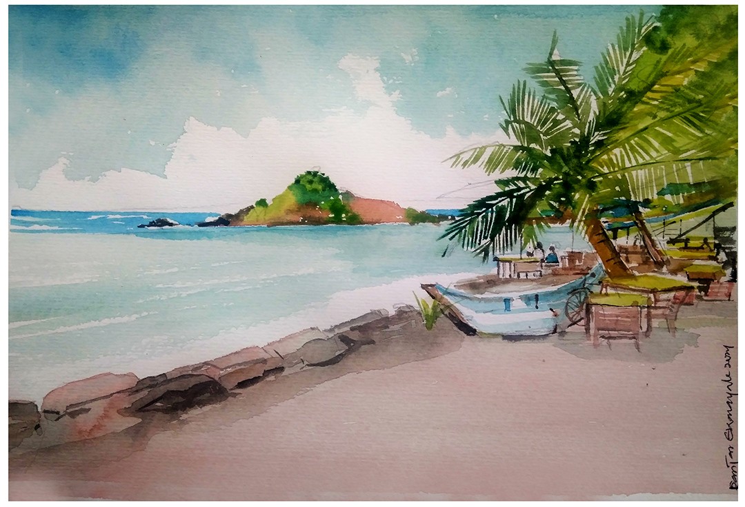 beach by Ranjan Ekanayake