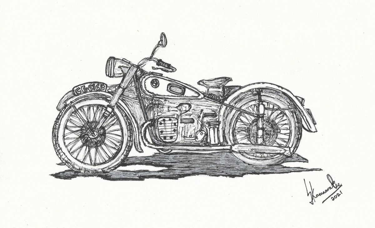 1938 BMW R71 by Lahiru Karunaratne