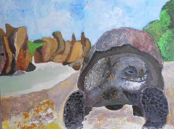Giant Tortoise by Simpson David