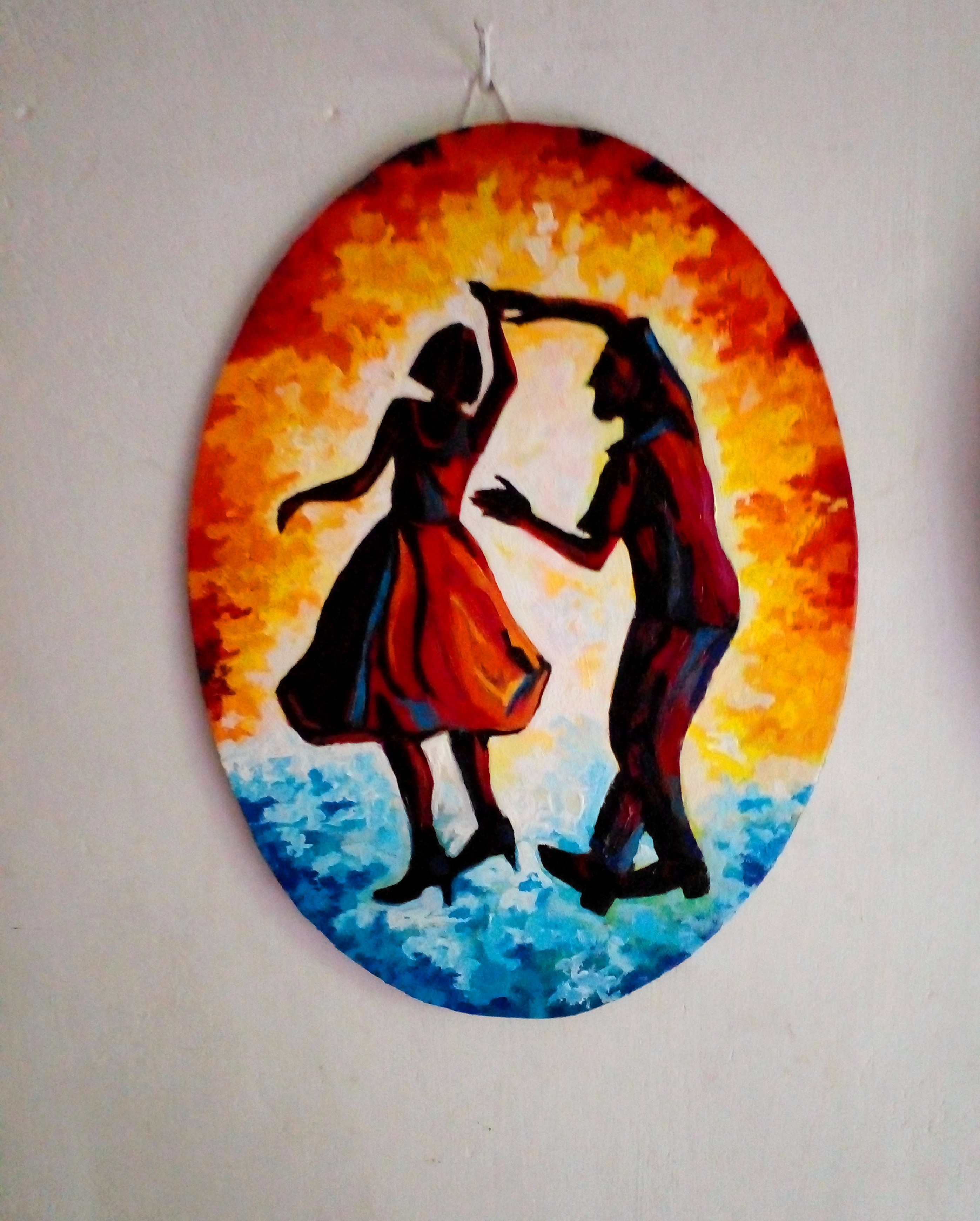 Dancing couple by Champa Priyadharshani
