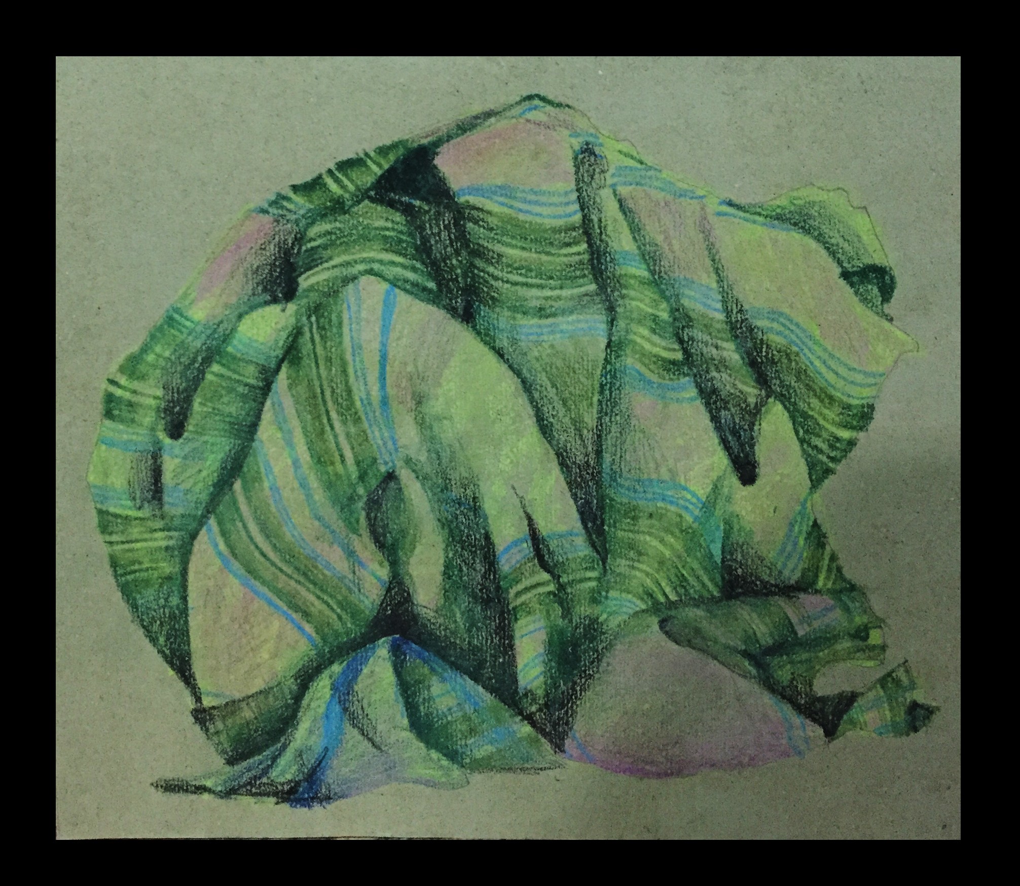 Rhythm of a fabric piece by Chathurika Kalupahana
