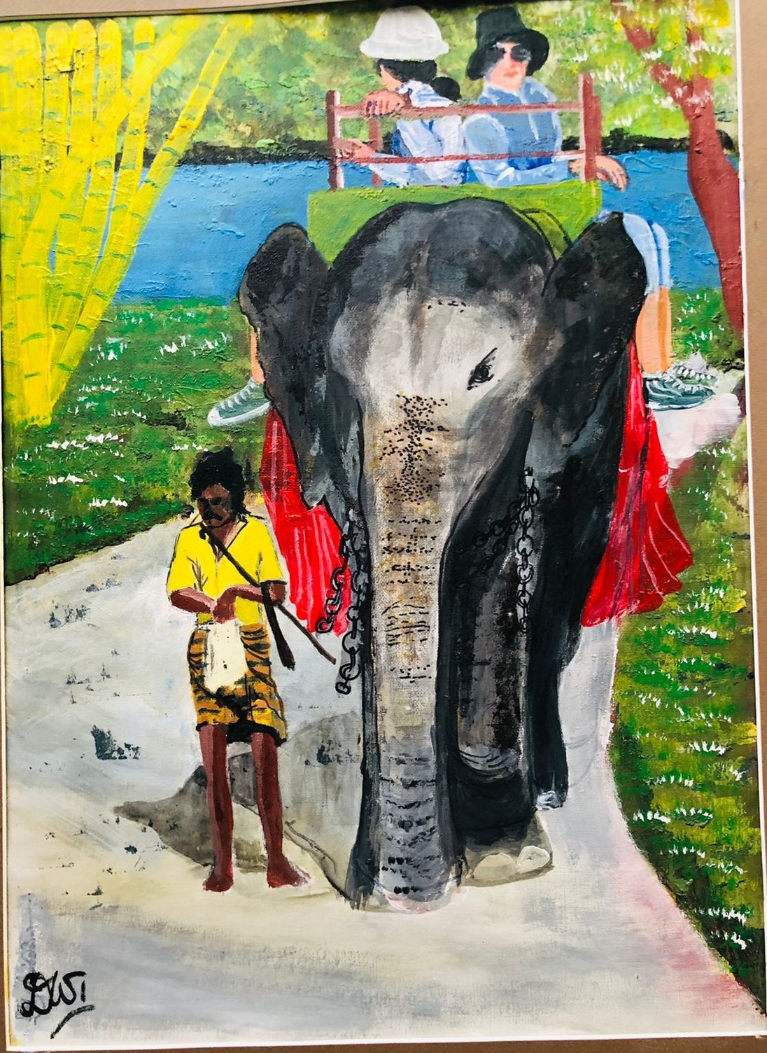 Elephant Back Ride by Deepthi Wijewardana