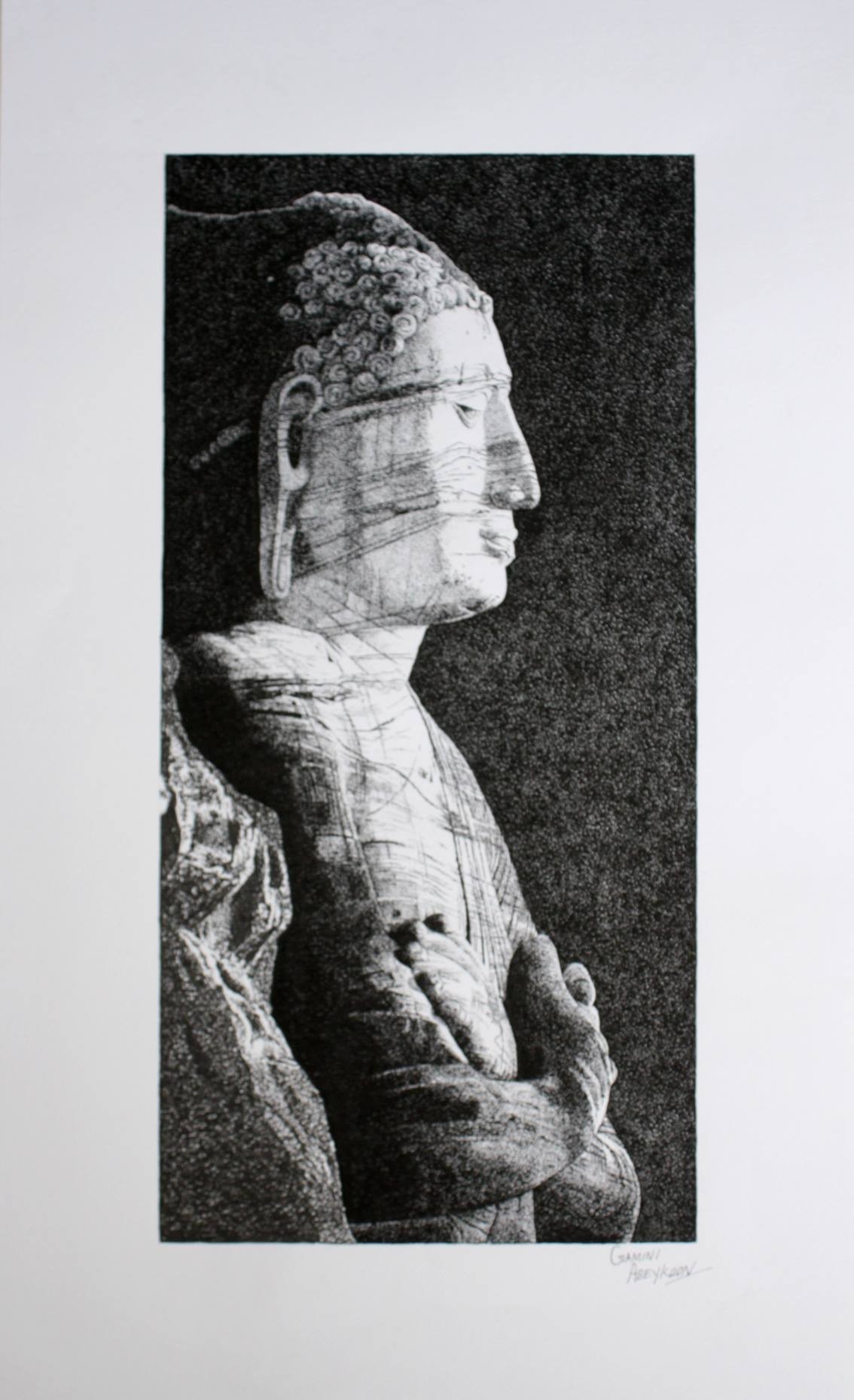 Lord Buddha by Gamini Abeykoon