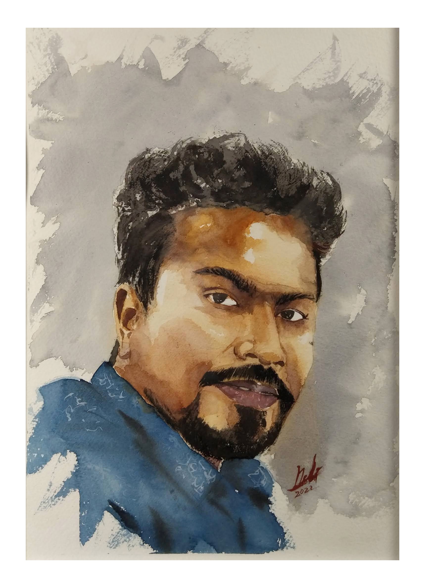 WATERCOLOUR PORTRAIT 1 by Yasiru S. Neligama