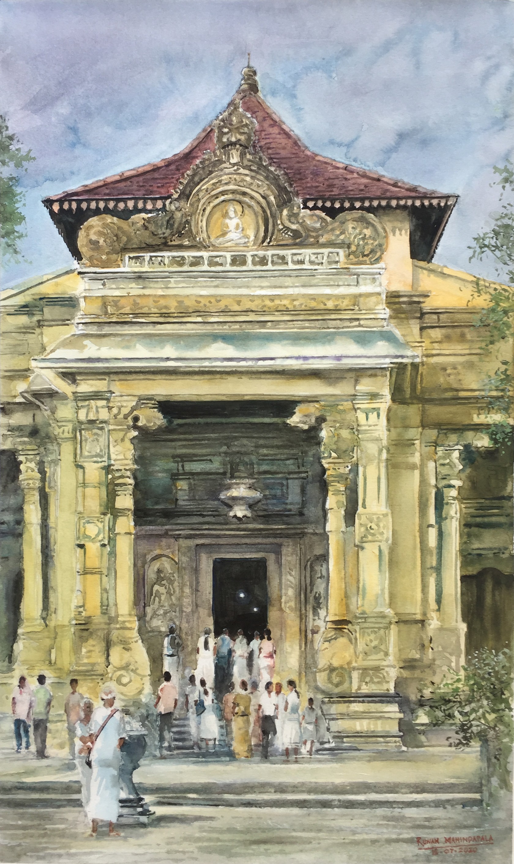 Kelaniya Raja Maha Viharaya by RUWAN MAHINDAPALA