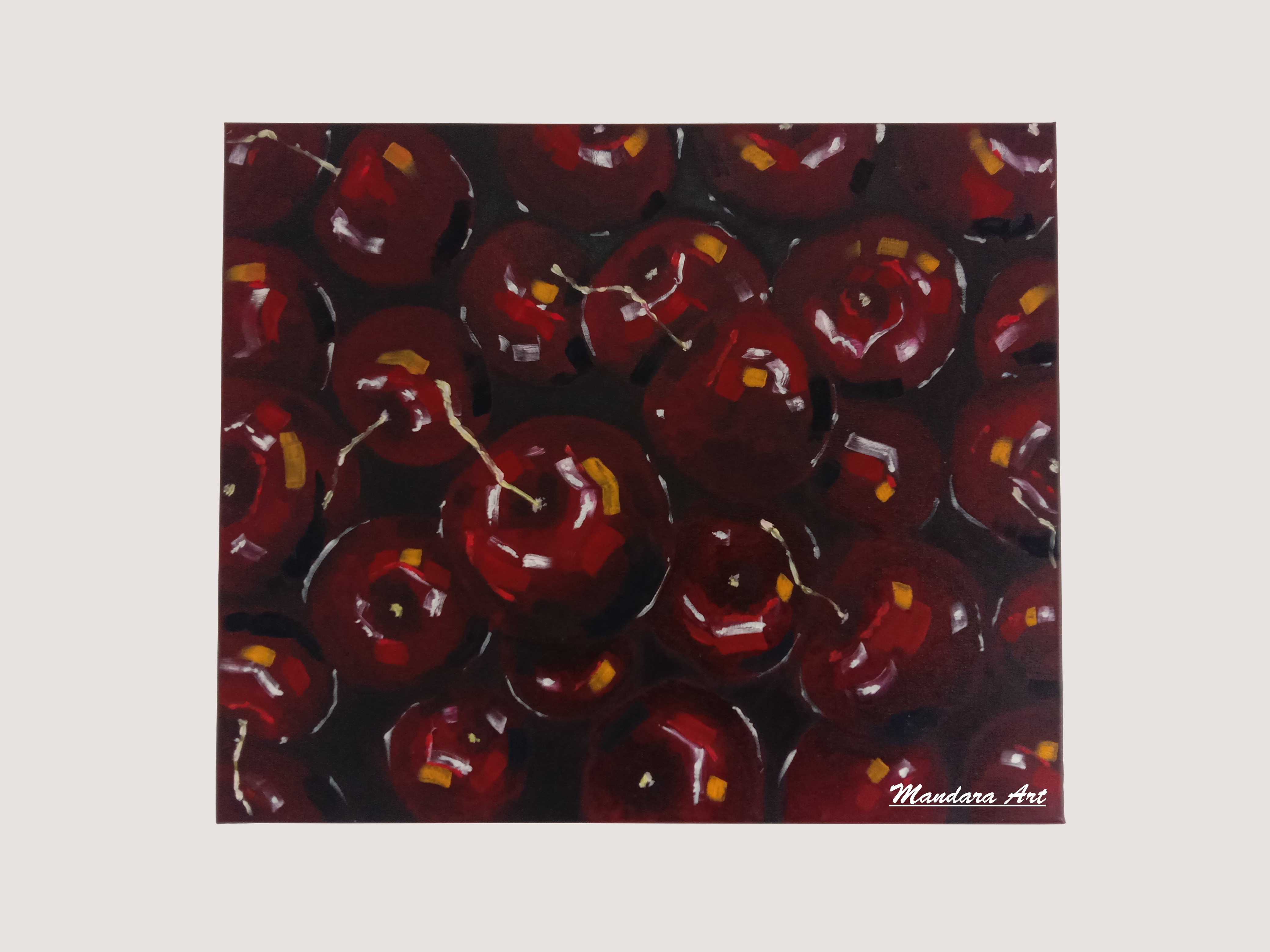 Cherry abstract by Sadeera Mandara
