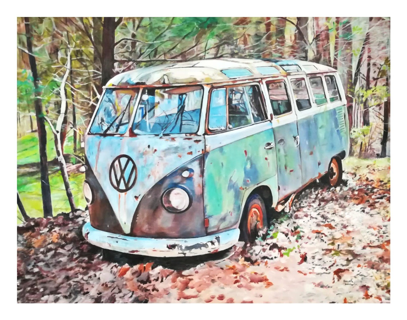 Volkswagen Van by Hemantha Warakapitiya