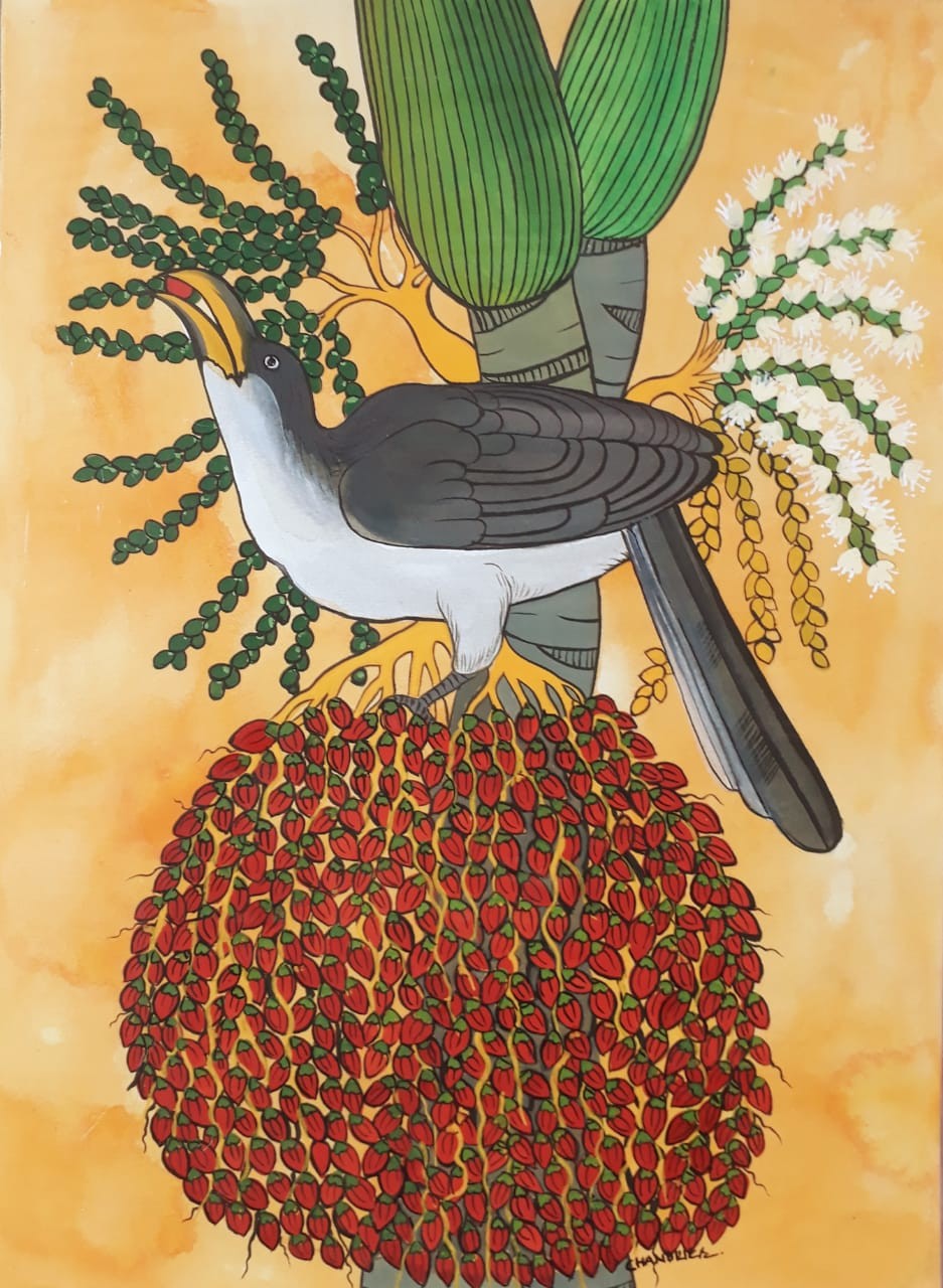 Hornbill by Chandrika Shiromani