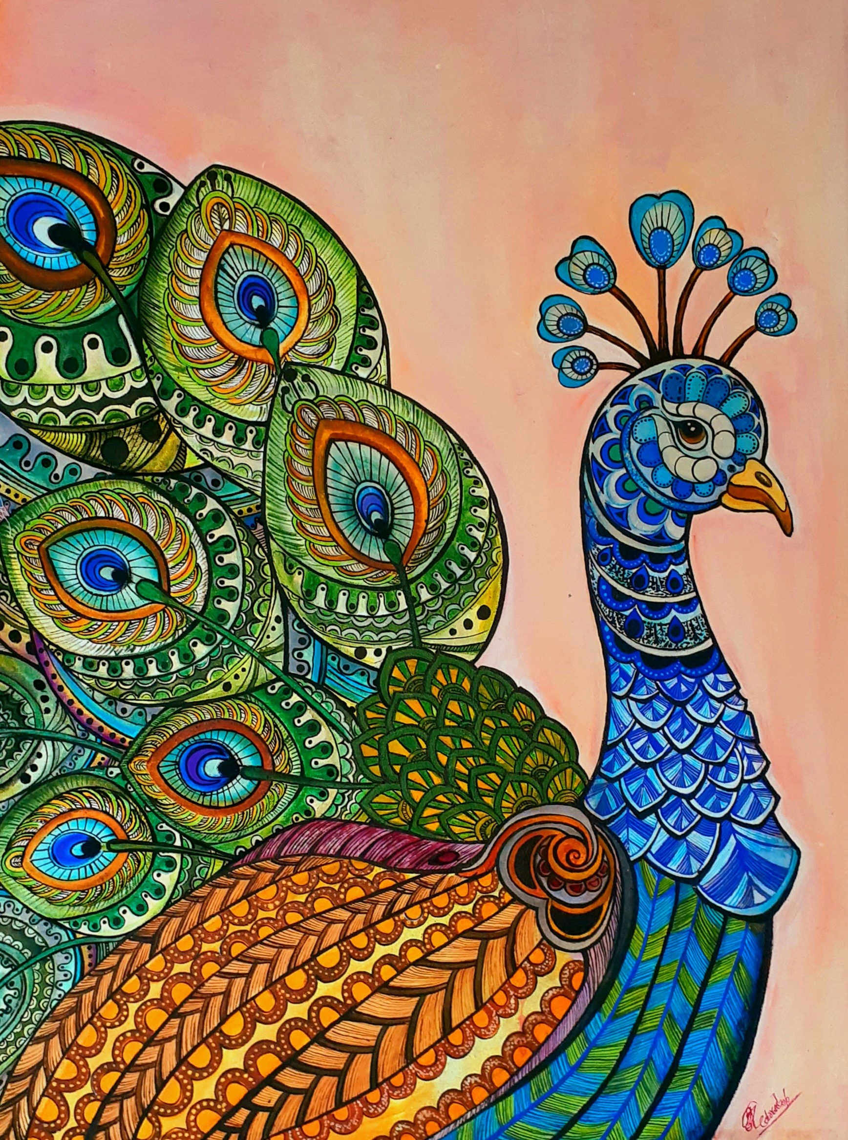 Peacock by Indi Jayasekara