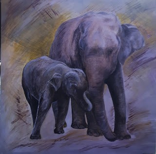 Elephants by Isuri Fernando