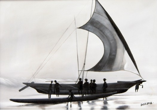 A sail boat by Sanjeewa Nissanka