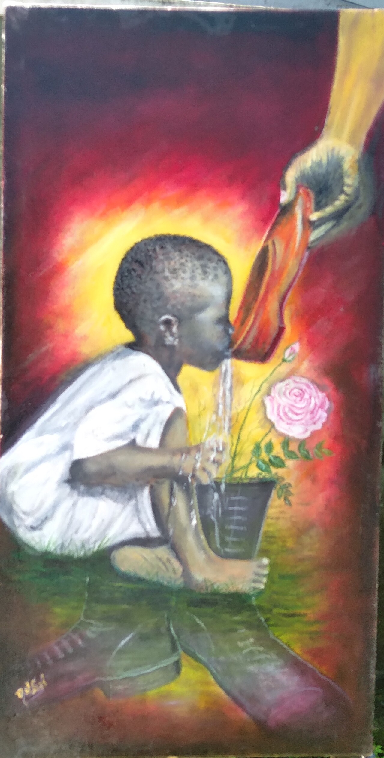 African child by W. Oliver Mendis