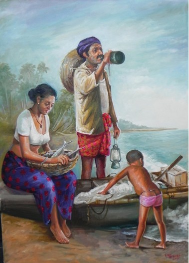 After fishing by Edwin Batawala