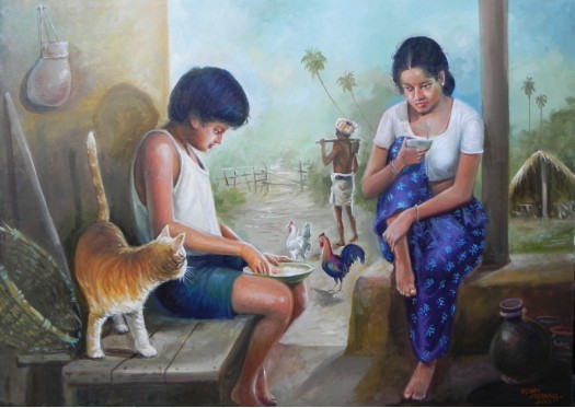 Breakfast by Edwin Batawala