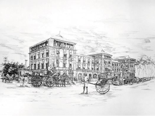 Galle Face Hotel 1890. by Onila Yasas