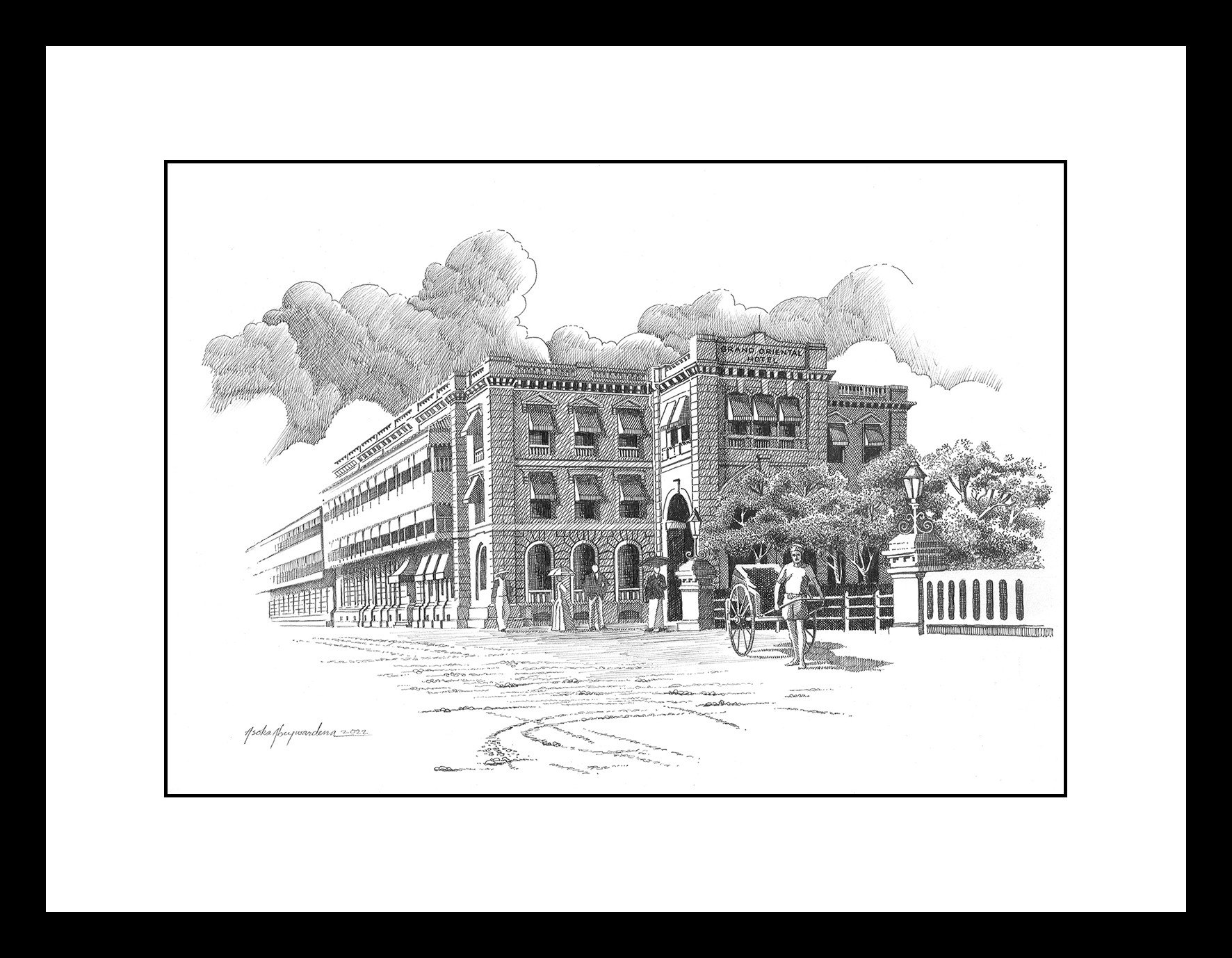 GRAND ORIENTAL HOTEL CEYLON 1880 by ASOKA ABEYWARDENA