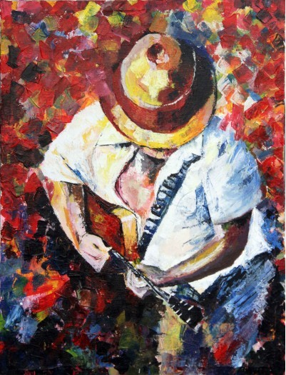 Guitarist by Gayathri Samaranayake