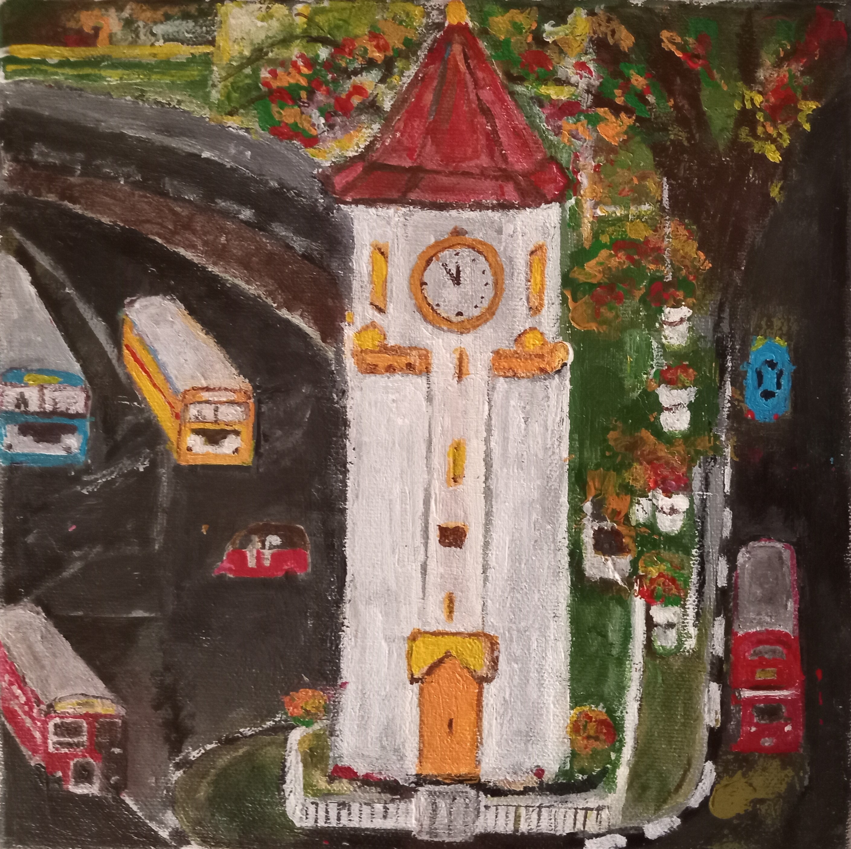 Kandy Clock Tower by Simpson David