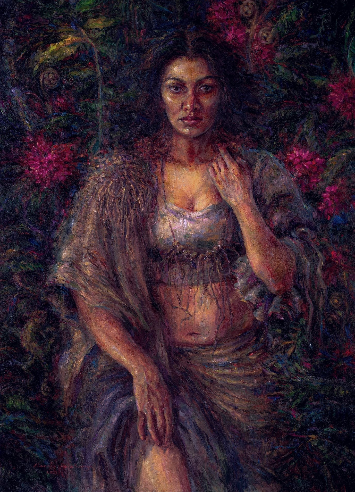Lady from the cloudy forest by Shanaka Kulathunga