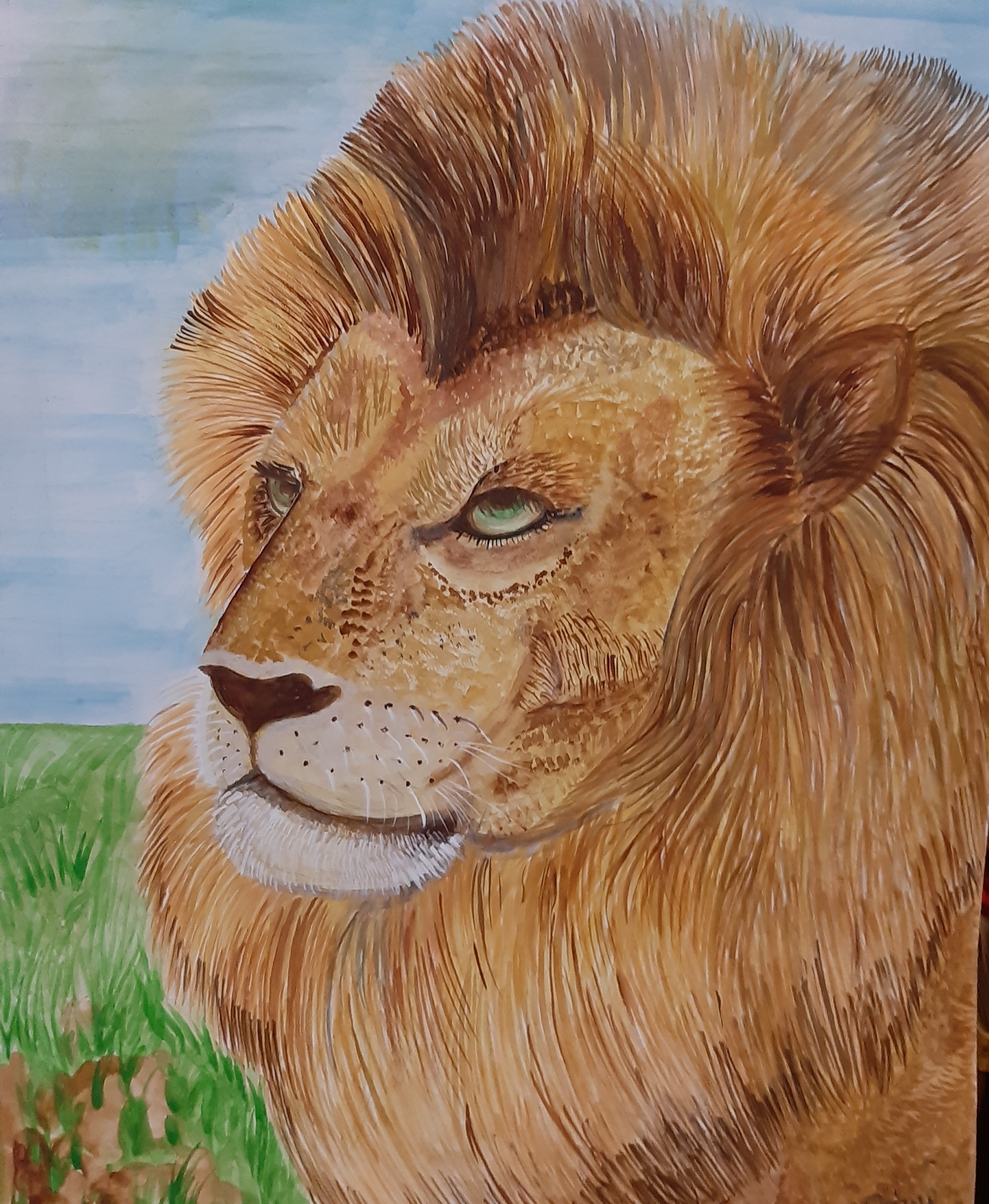 Lion by Zahabiya Amiruddeen