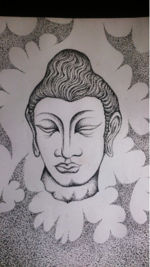 Lord Buddha. by Gamini Meegalla