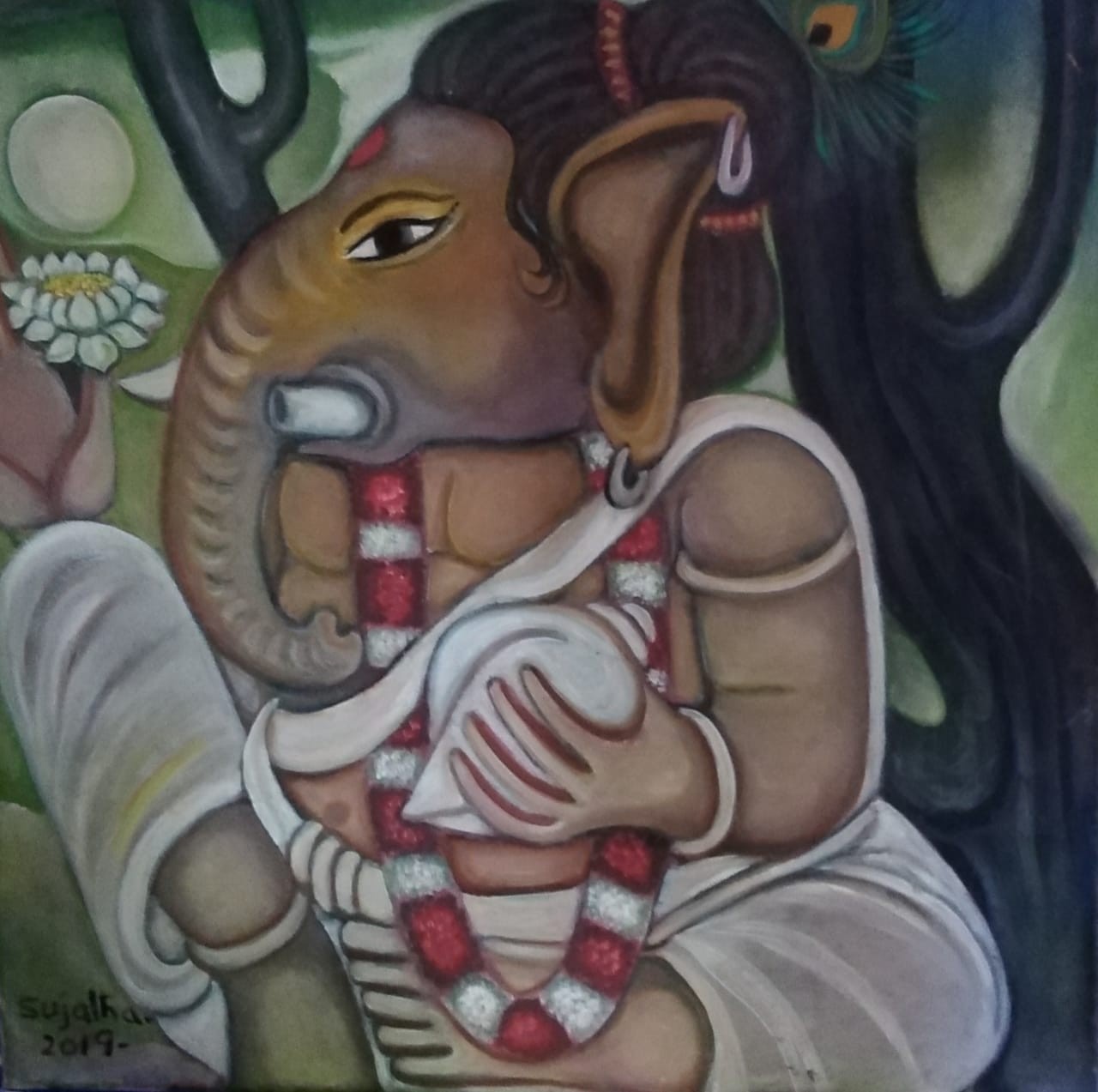 Lord Ganesha by Sujatha Illangasinghe