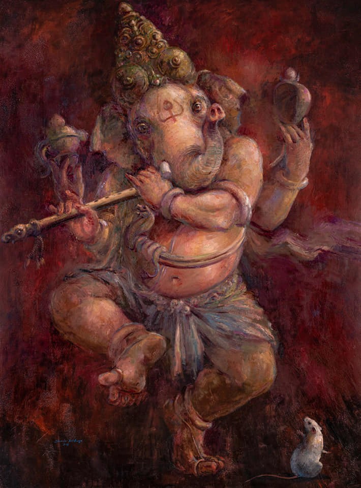 Lord Ganesha by Shanaka Kulathunga