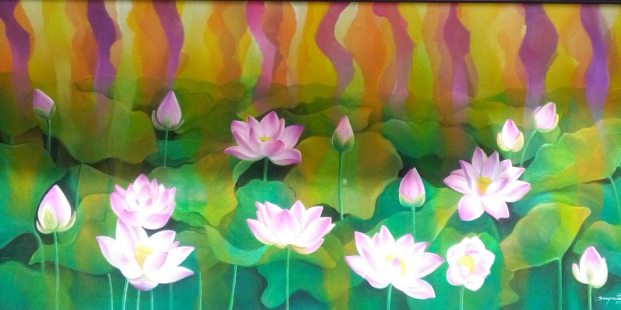 Lotus Flower by Sampath Karunarathne