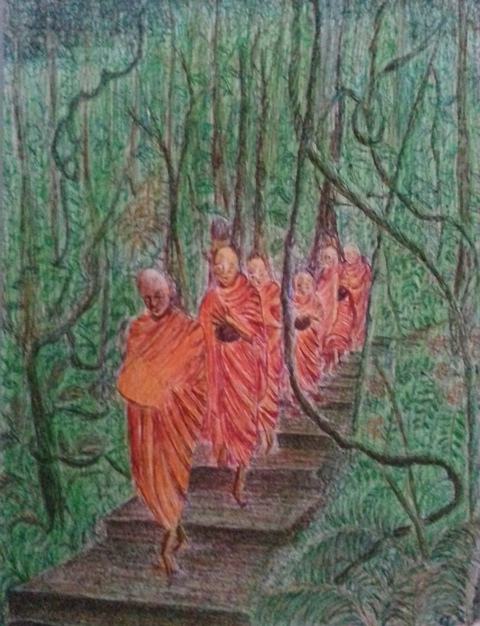 Monk by Champa Priyadharshani