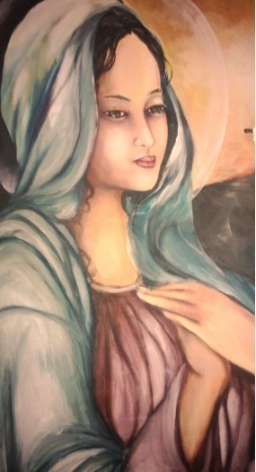 mother mary by Vishaka Kahawita