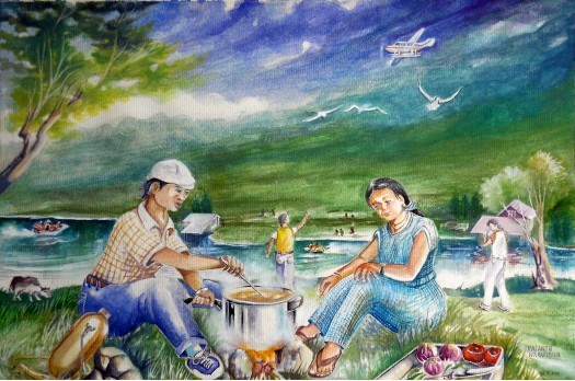 NUWARAELIYA PICNIC by Vasanth Warapitiya