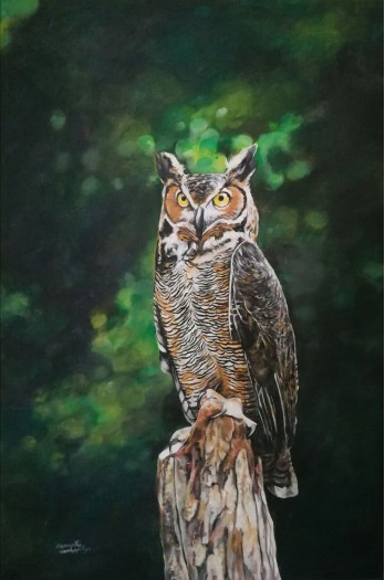 Owl by Hemantha Warakapitiya