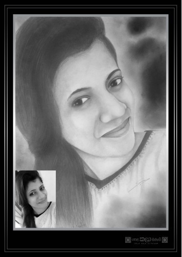 Pencil Portrait by Hela Kala Siththam