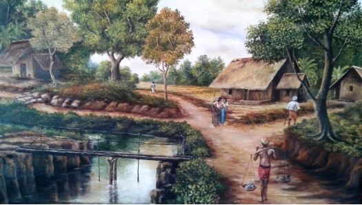 rural village by Piyal Ranjan Alwis Weerasinghe