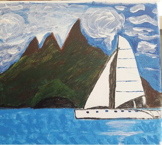 sail boat by Ann Allmand