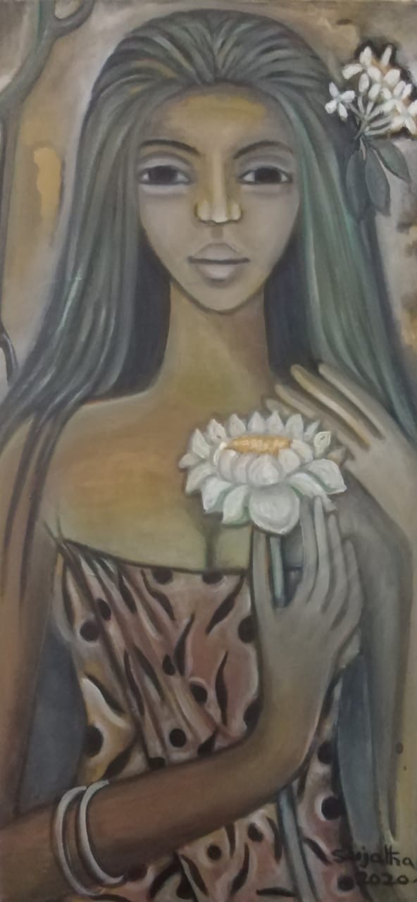 The Girl and the Lotus by Sujatha Illangasinghe