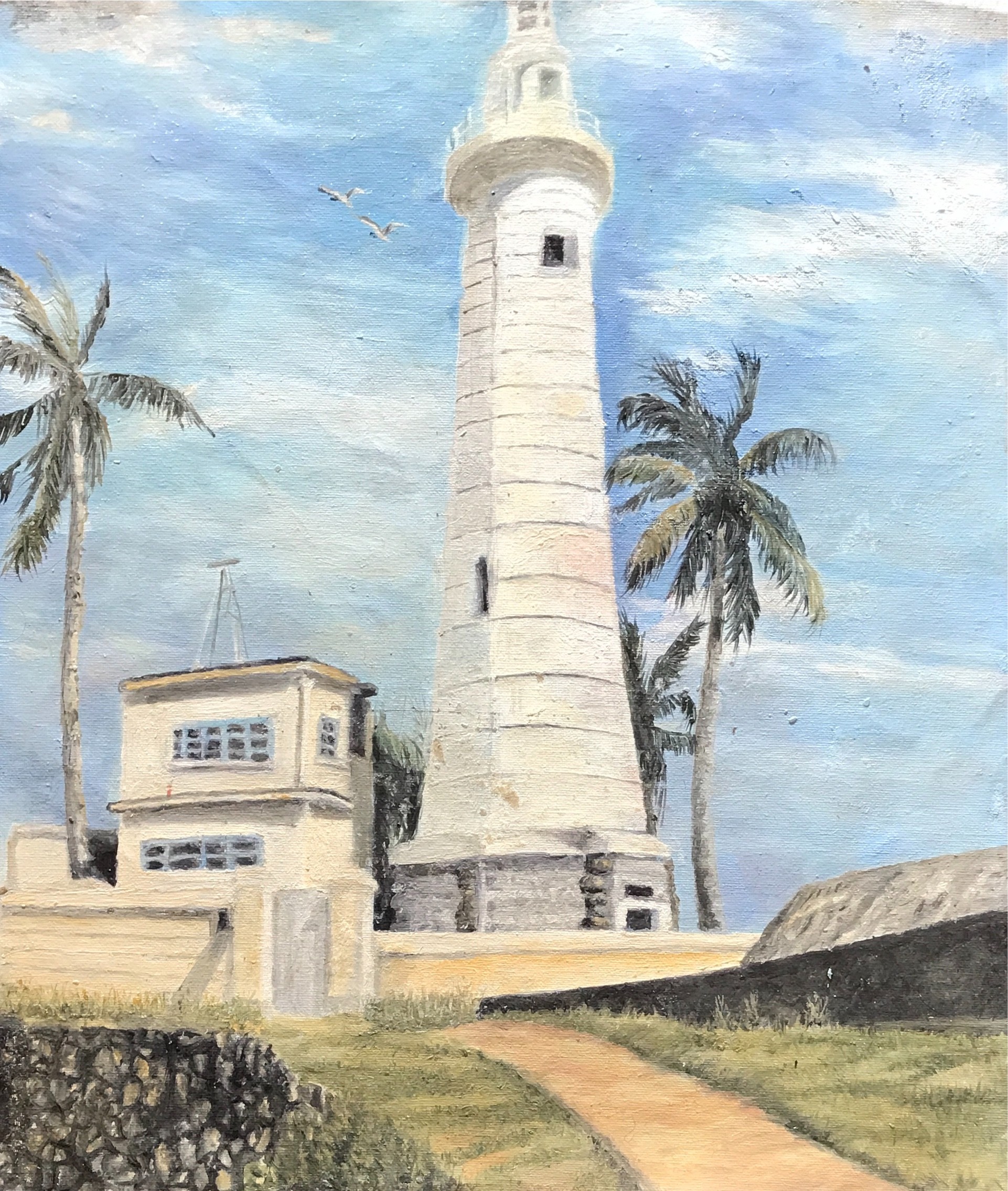 The light house by Dhammani Nakandalage