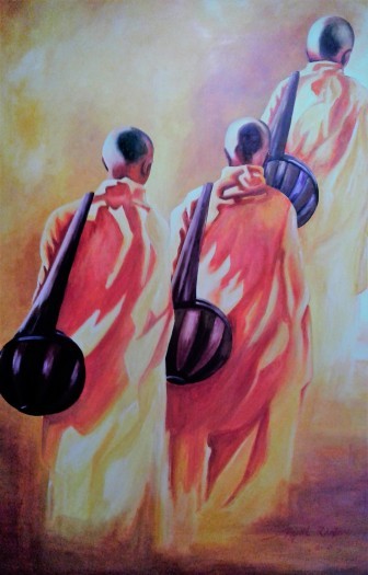 the monks by Piyal Ranjan Alwis Weerasinghe
